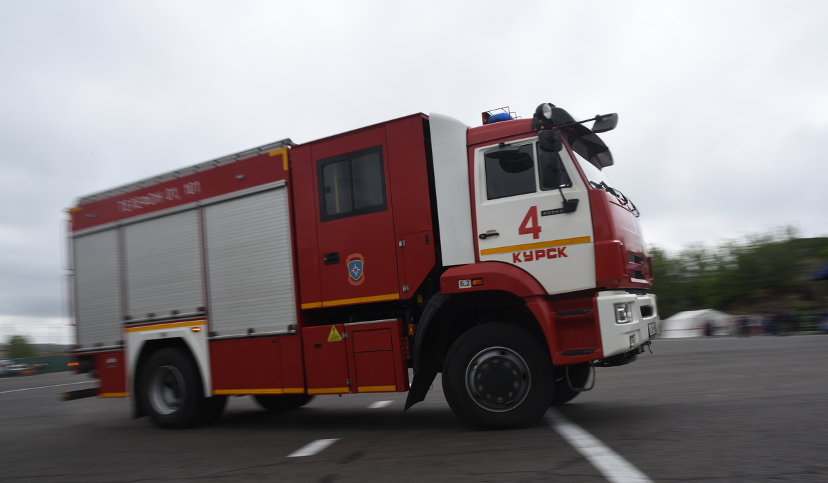 В Северо-Западном микрорайоне Курска проходят плановые учения пожарных