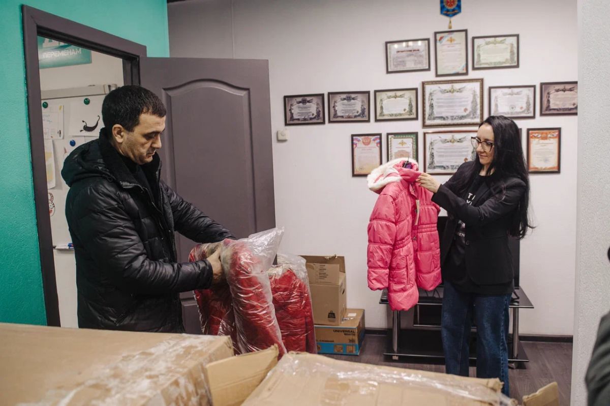 «Новые люди» передали 200 зимних курток воспитанникам интернатов в Курской области