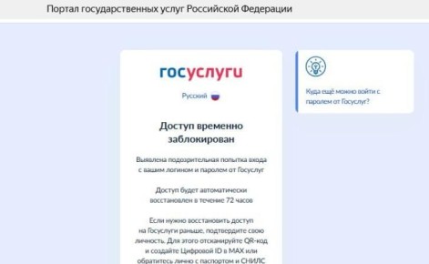 Курянка рассказала о проблеме с разблокировкой аккаунта «Госуслуг»