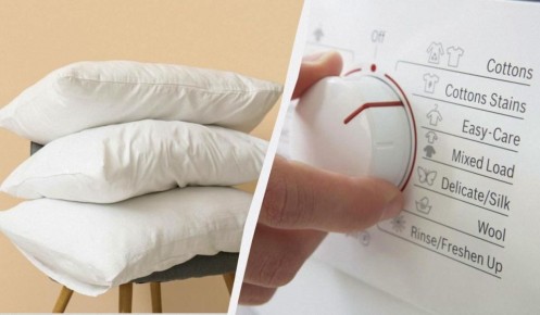 Как вернуть белизну подушкам