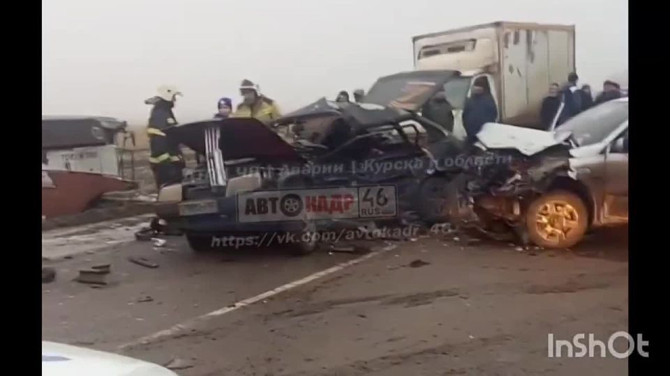 В жуткой аварии под Курском погибли мужчина и женщина, ранены дети