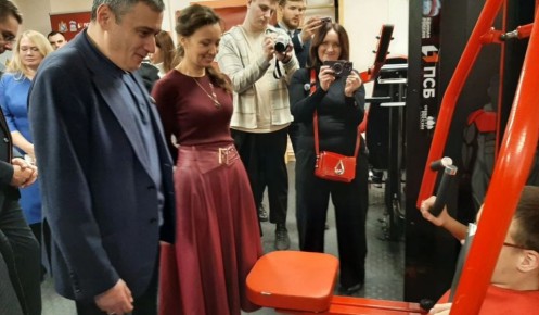 В Курске открыли тренажерный зал для реабилитации людей с инвалидностью