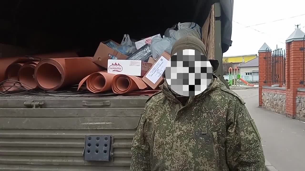 Военные поблагодарили «Единую Россию» за гумпомощь