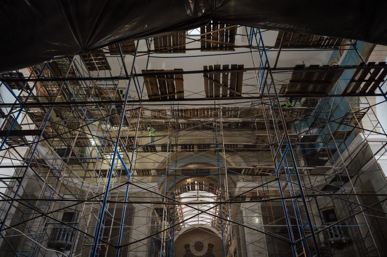 В Курске осуществляется масштабная реставрация железнодорожного вокзала