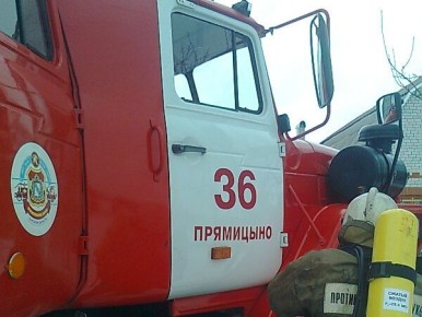 Под Курском загорелось кафе