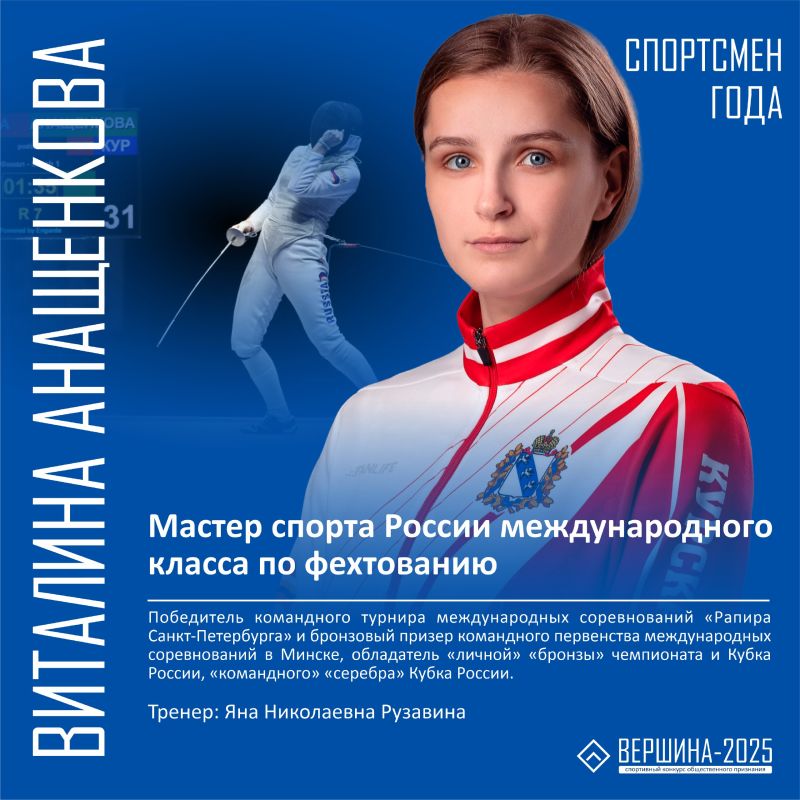 Сильнейшие спортсмены 2025 года! Победителями областной премии общественного признания «Вершина» в номинации «Спортсмен года» стали 20 чемпионов! Среди них представители 12 олимпийских и неолимпийских видов спорта и...