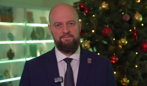 Глава Курска Евгений Маслов поздравил горожан с Новым 2026 годом