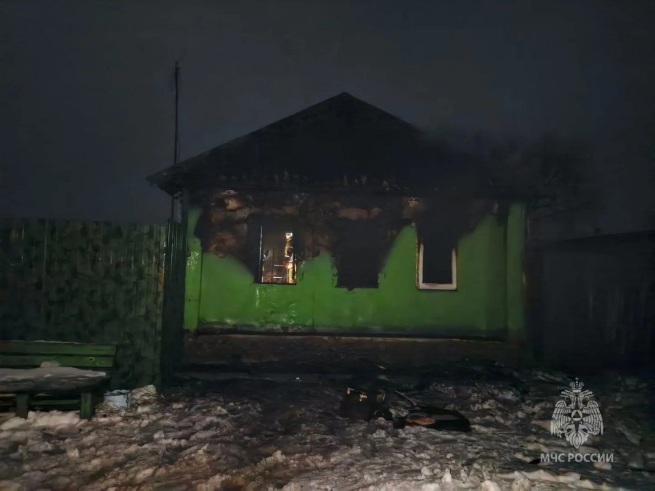 Пожарный извещатель спас многодетную семью в Курском районе