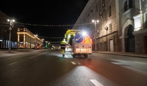 В Курске на обновление дорожной разметки потратили более 49 миллионов рублей