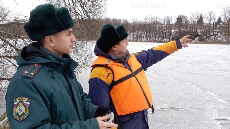 В Курской области определили восемь мест массового выхода на лёд