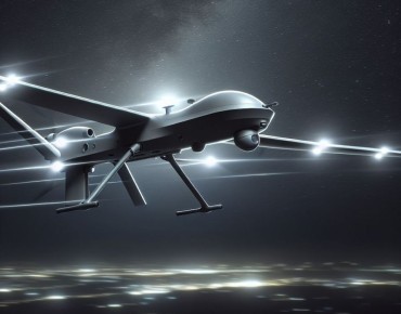 Одинокий беспилотник ВСУ уничтожили в небе Курской области в Старый Новый год