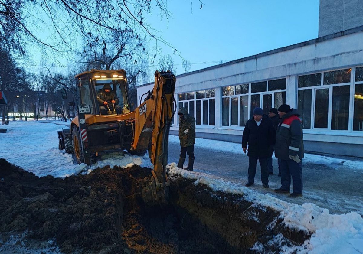 В Железногорске из-за аварии на водопроводе без воды остались 107 домов