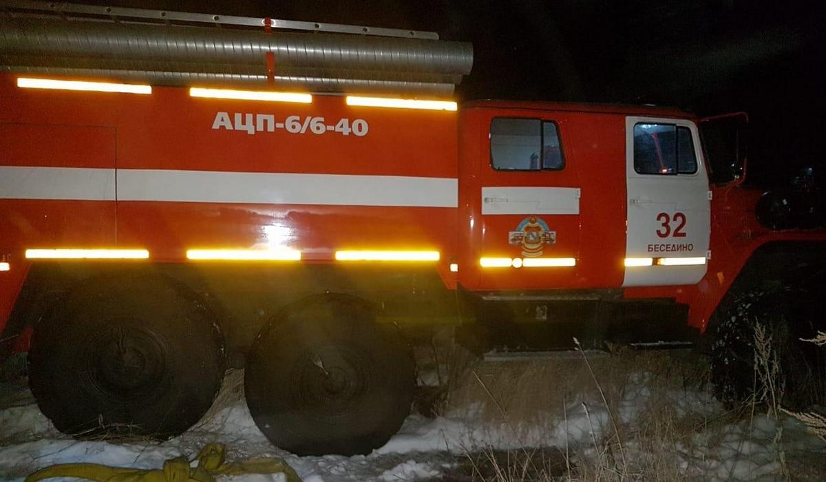 В Курском районе 23 января сгорел жилой дом