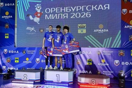 Железногорец Максим Федяев стал вторым в Оренбурге на Всероссийских соревнованиях «Оренбургская миля», которые прошли одновременно с чемпионатом страны по бегу на 1 милю