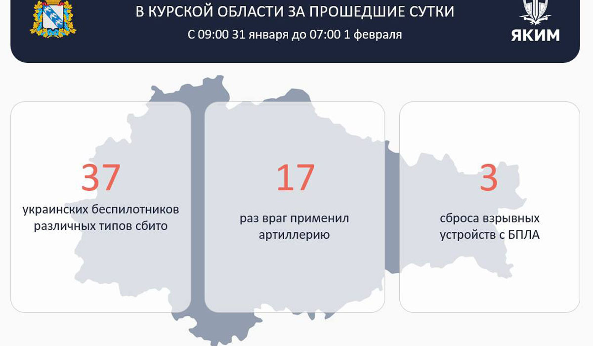 Александр Хинштейн сообщил об оперативной обстановке в Курской области