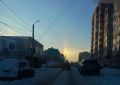 Утром куряне наблюдали в небе солнечное гало
