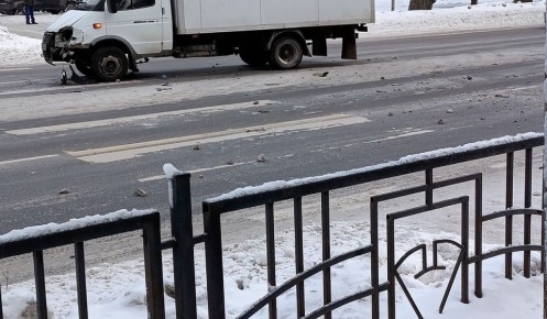 В Курске на проспекте Дружбы из-за ДТП образовалась пробка