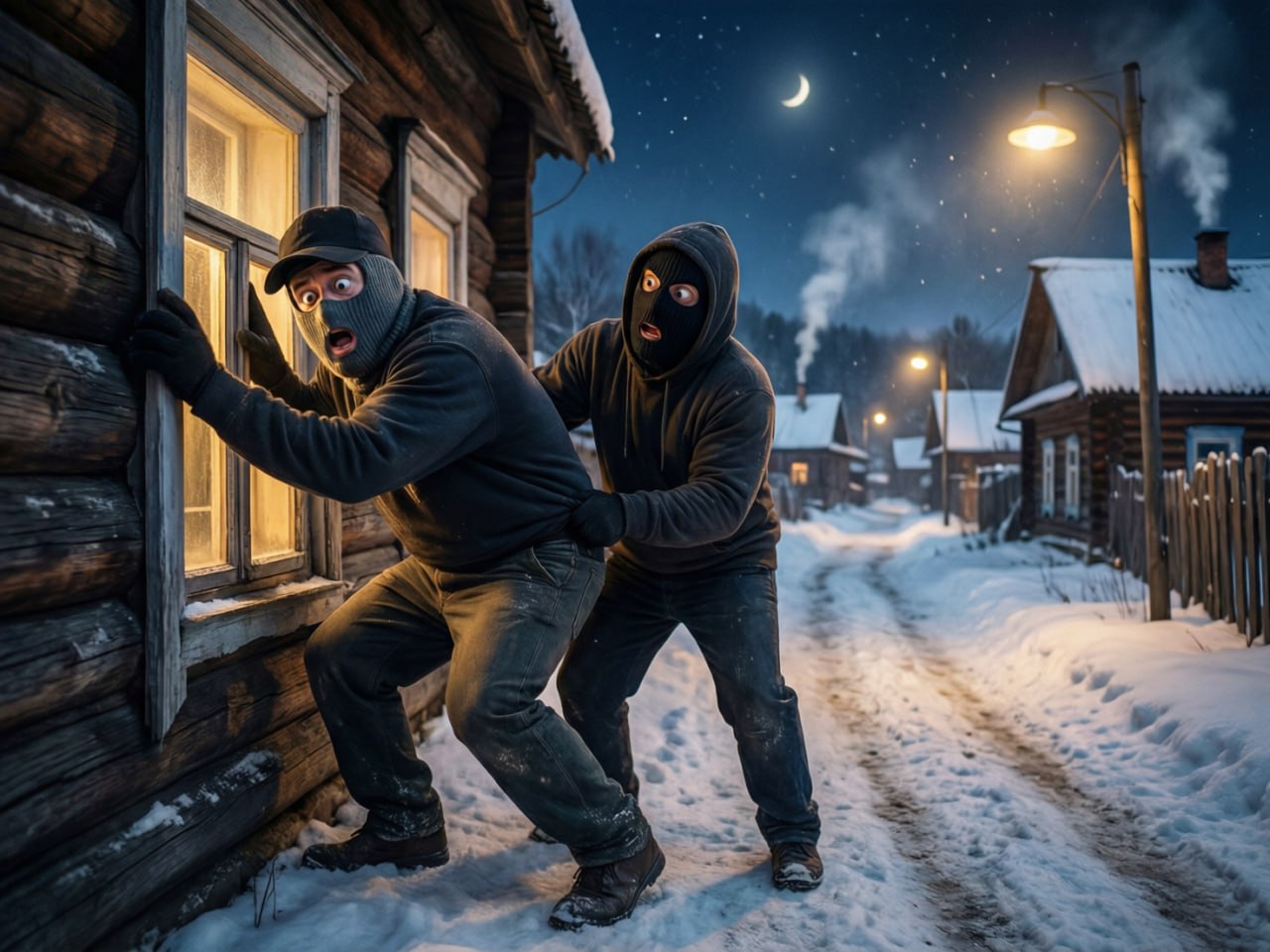 Воров, залезших в дом через форточку, поймали под Курском