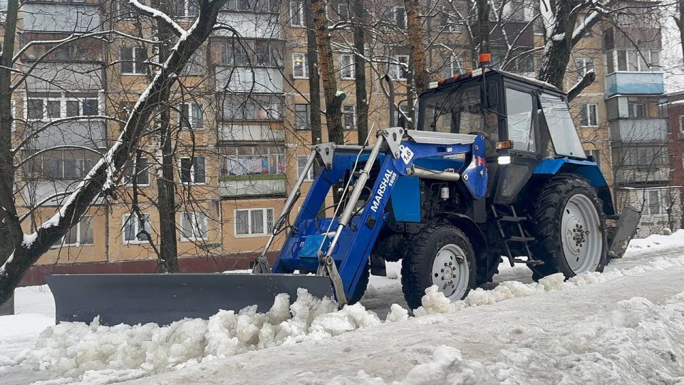 В Курске ООО «Интеграл-строй» наводит порядок в северо-западном районе