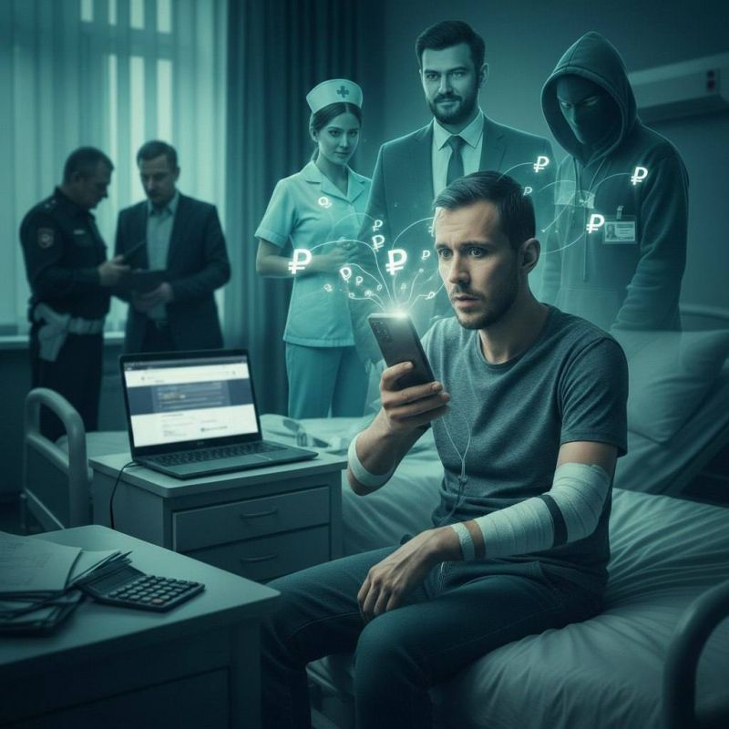 Житель Железногорска отправил мошенникам 600 тысяч рублей, начав заполнять электронную медкарту