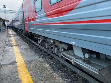 Застрявшая из-за снегопада Ласточка «Москва-Курск» прибыла с опозданием в 1,5 часа