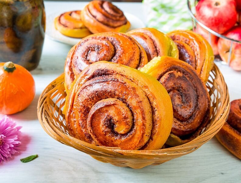 Тыквенные булочки