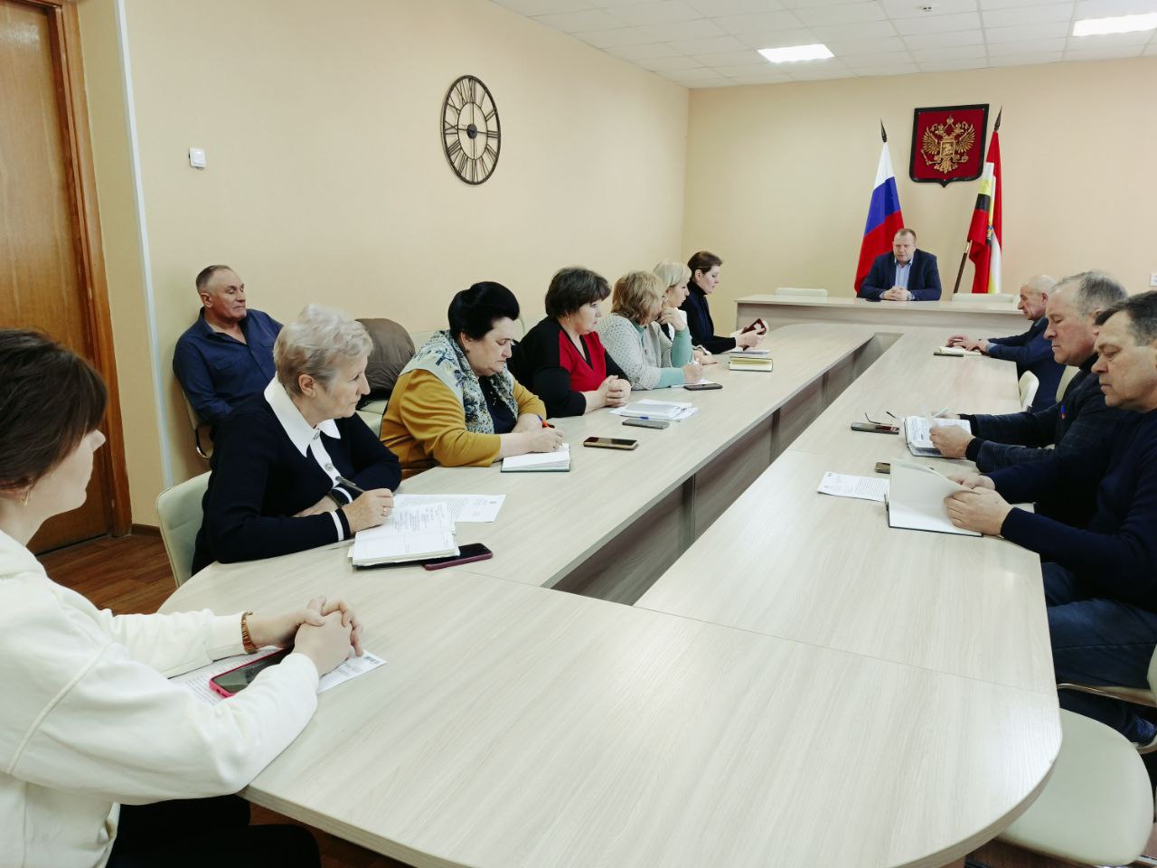 Сергей Цуканов: Сегодня провёл планерку с главами муниципальных образований Фатежского района