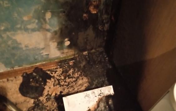 В Золотухинском районе Курской области предотвратили пожар в квартире из-за забытой на плите еды