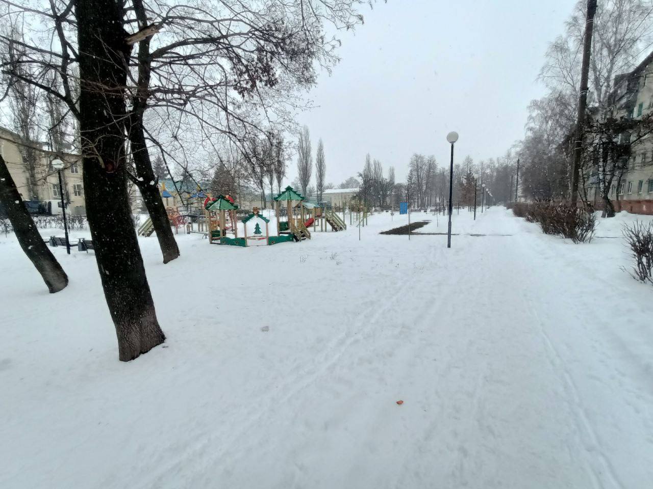 Мэр Курска потребовал срочно убрать снег и мусор из парков и скверов