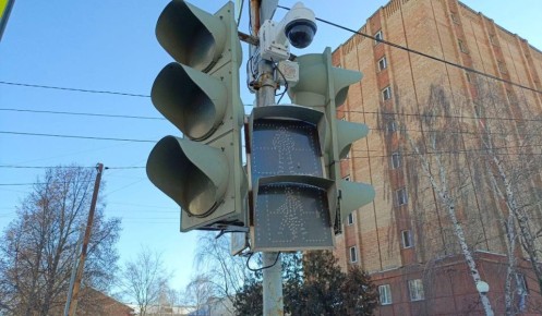 В Курске на перекрестке улиц Садовая, Ленина и Мирная не работают светофоры