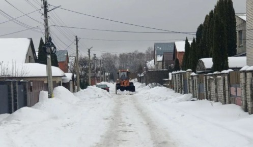 В Железнодорожном округе Курска расчистили 7 улиц частного сектора
