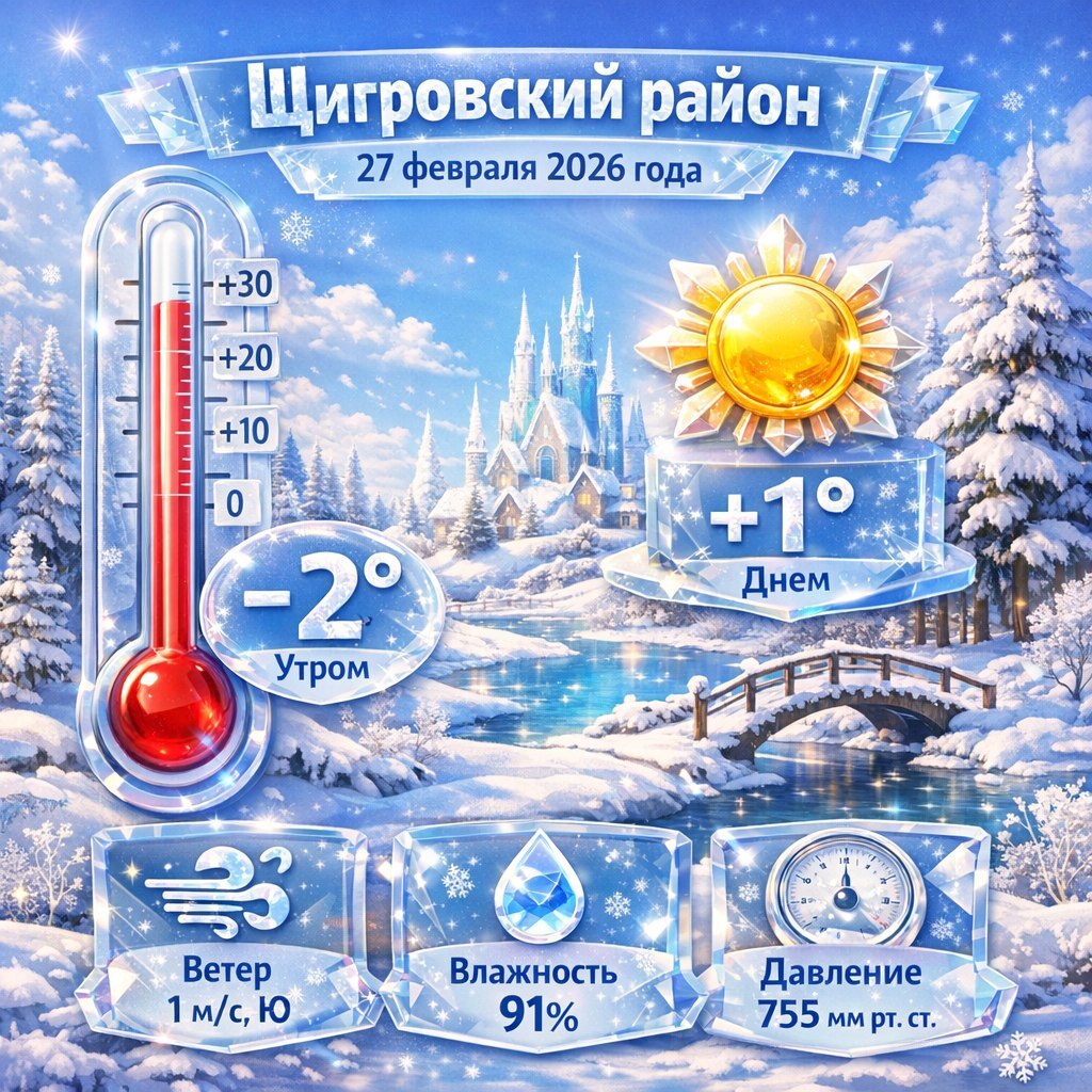Прогноз погоды на 27 февраля