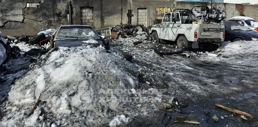 Хинштейн показал последствия атаки украинского БПЛА в Курске