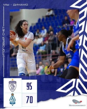 Курское «Динамо» разгромило московских одноклубниц