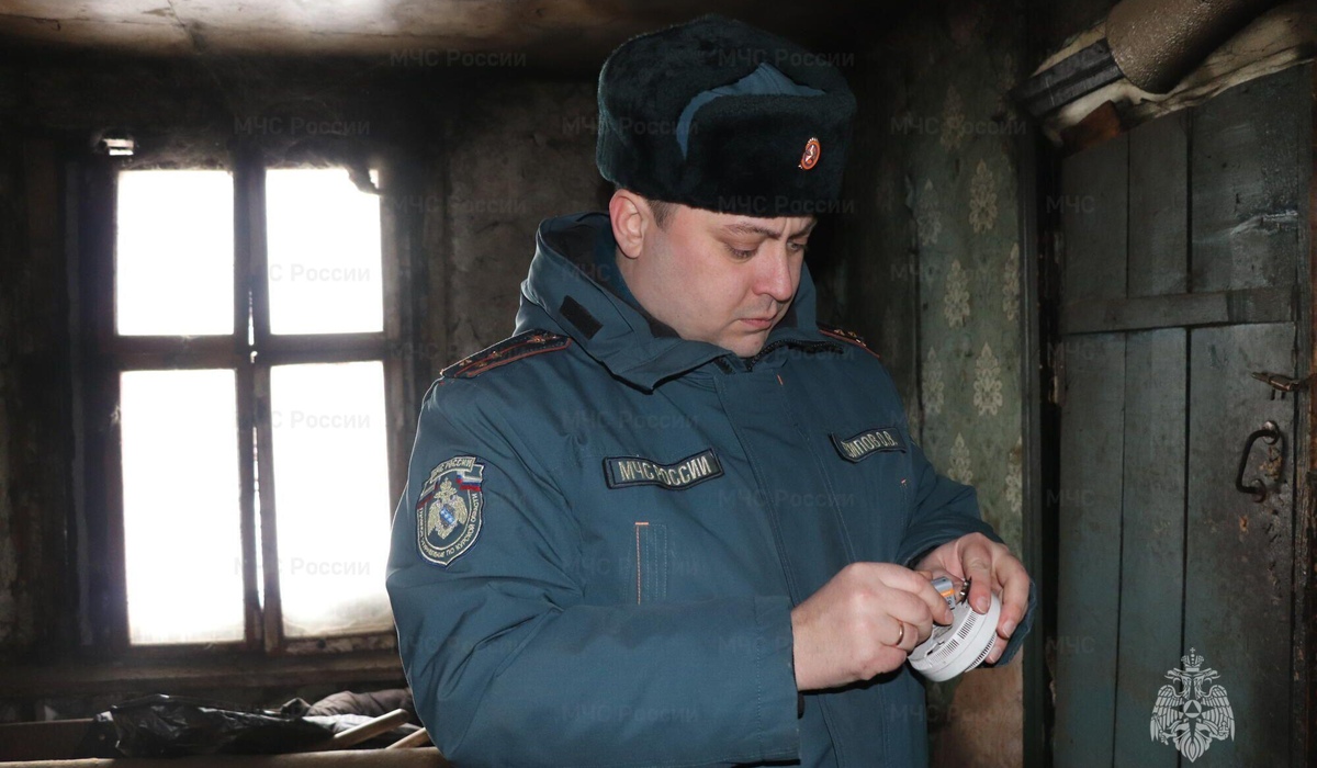 Курские семьи получили более 6500 пожарных извещателей