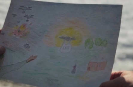 Встретившись 13 марта с нашими защитниками, передал им рисунки детей - участников конкурса Центра «Патриот» - «Курский характер»