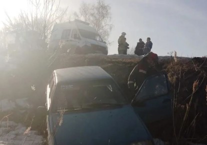 Под Курском пожарные выезжали для ликвидации последствий ДТП