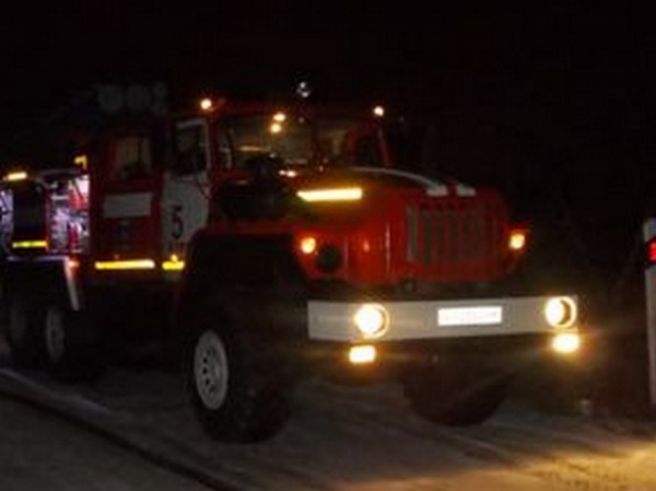 В Курске потушили пожар в здании