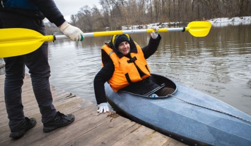 В Курске 40 волонтеров очистили часть реки Сейм и прибрежную зону от мусора