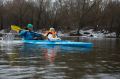 В Курске эковолонтеры провели субботник на сапах и каяках