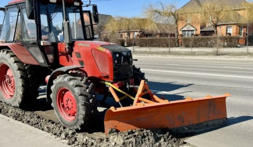 Дороги Курска планируют очистить от зимнего песка к майским праздникам