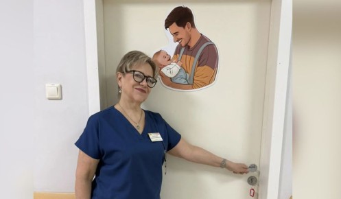 В Курском перинатальном центре открыли «Комнату папы»