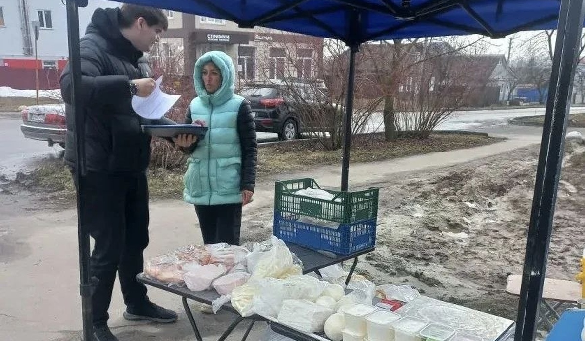 В Курске составили 10 протоколов на уличных торговцев