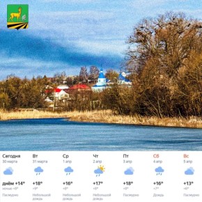 доброе утро, земляки! Нас ожидает дождливая, но теплая неделя