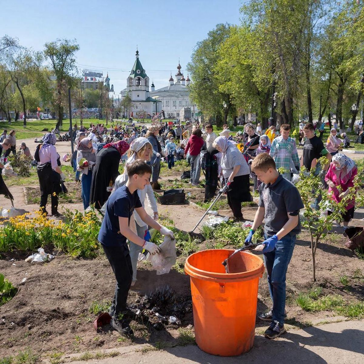 С 4 по 30 апреля в Курске пройдут общегородские субботники