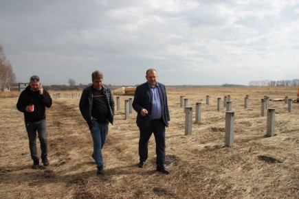 Сергей Цуканов: Посетил строительную площадку в Миленинском сельсовете