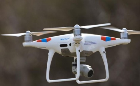 В Курском районе МЧС с помощью беспилотника обнаружили очаг возгорания