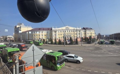 В Курске на пл.Перекальского установили камеру ПДД