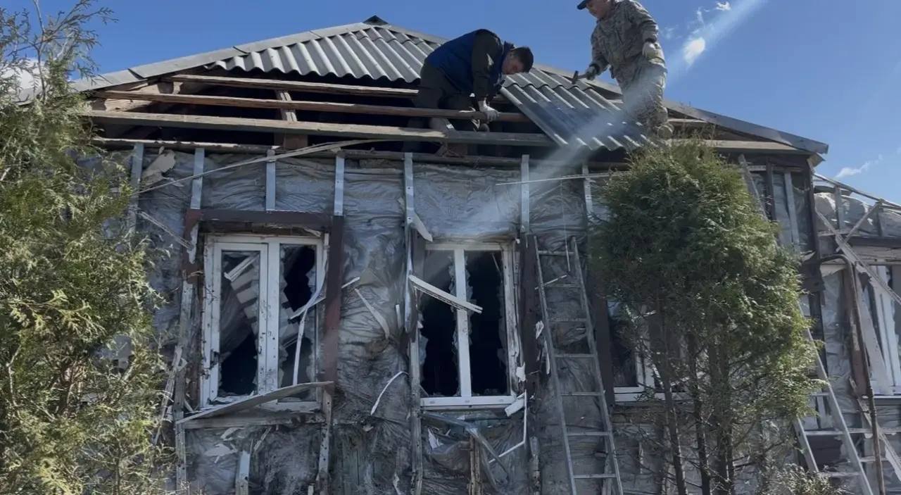 Игорь Кастюкевич: Курская область. Волонтеры лагеря «Единой России» «Курский рубеж» устраняют последствия ночной атаки со стороны ВСУ в Льговском районе