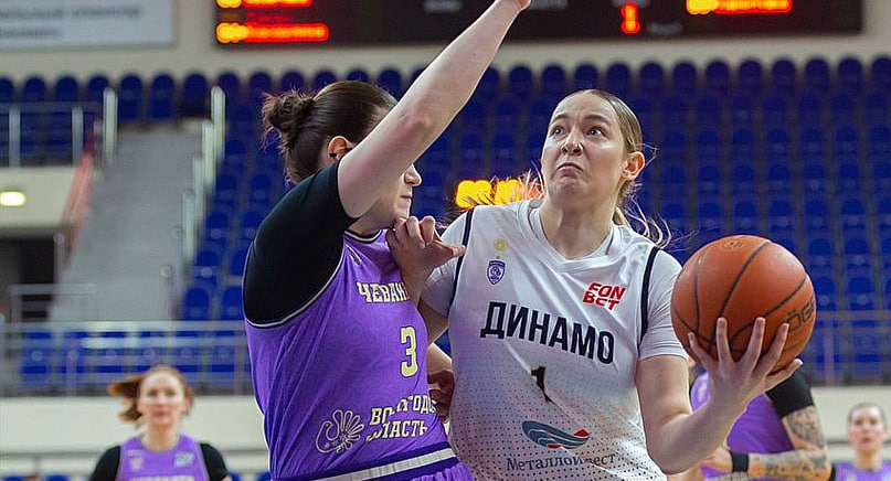 В Курске баскетболистки «Динамо-Фарм» впервые в сезоне обыграли лидера Суперлиги